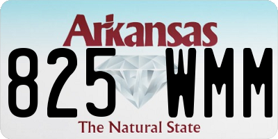 AR license plate 825WMM