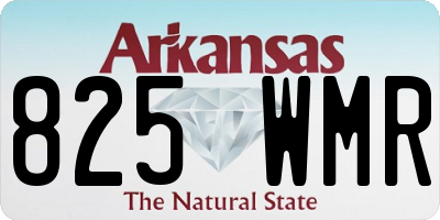 AR license plate 825WMR