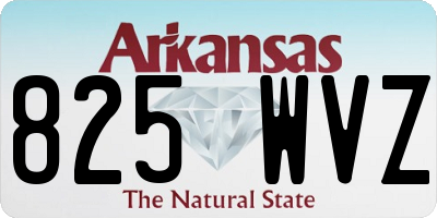 AR license plate 825WVZ