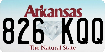 AR license plate 826KQQ