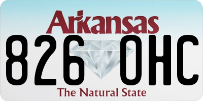 AR license plate 826OHC