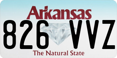 AR license plate 826VVZ