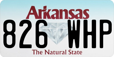 AR license plate 826WHP