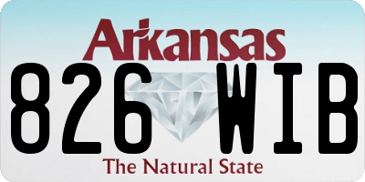 AR license plate 826WIB