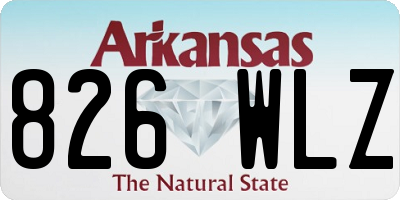 AR license plate 826WLZ
