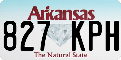 AR license plate 827KPH