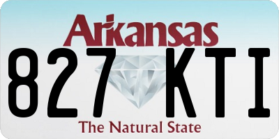 AR license plate 827KTI