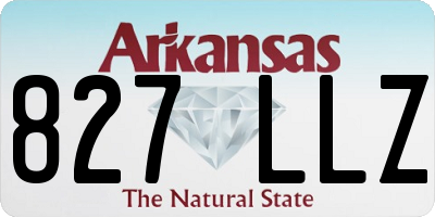 AR license plate 827LLZ