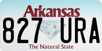 AR license plate 827URA