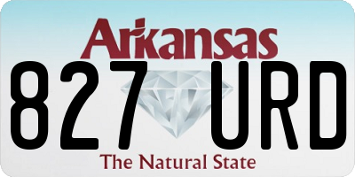 AR license plate 827URD