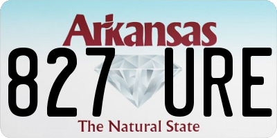 AR license plate 827URE