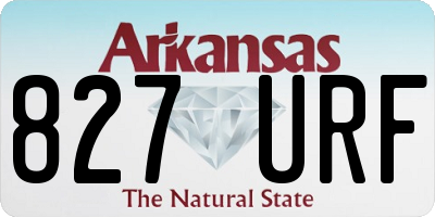 AR license plate 827URF