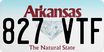 AR license plate 827VTF