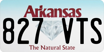 AR license plate 827VTS