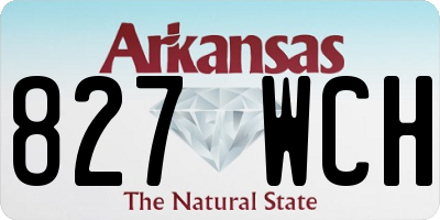 AR license plate 827WCH
