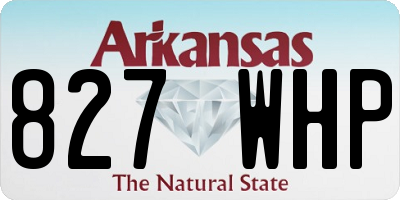 AR license plate 827WHP