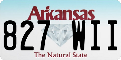 AR license plate 827WII