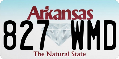 AR license plate 827WMD