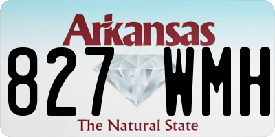 AR license plate 827WMH