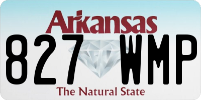 AR license plate 827WMP