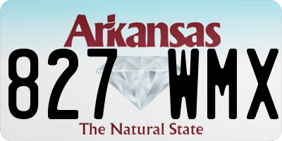 AR license plate 827WMX
