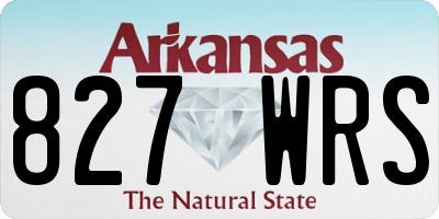 AR license plate 827WRS