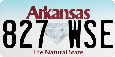 AR license plate 827WSE
