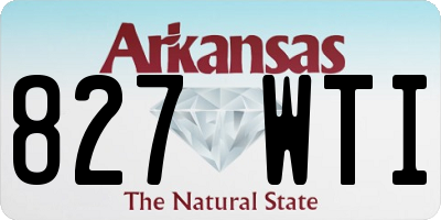 AR license plate 827WTI