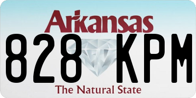 AR license plate 828KPM