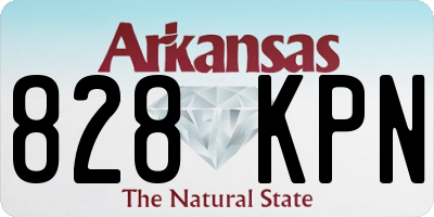 AR license plate 828KPN