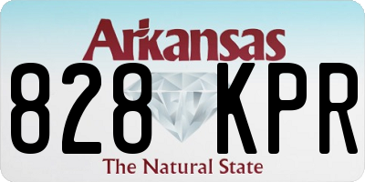 AR license plate 828KPR