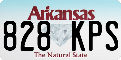 AR license plate 828KPS