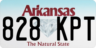 AR license plate 828KPT