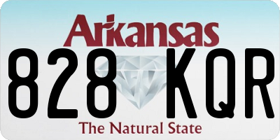 AR license plate 828KQR