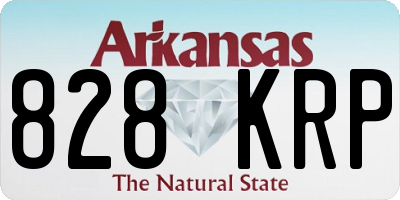 AR license plate 828KRP