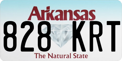 AR license plate 828KRT