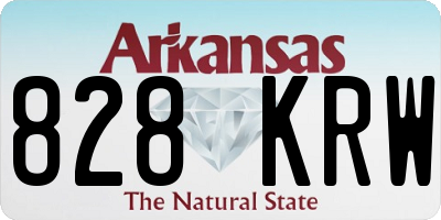 AR license plate 828KRW