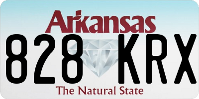 AR license plate 828KRX