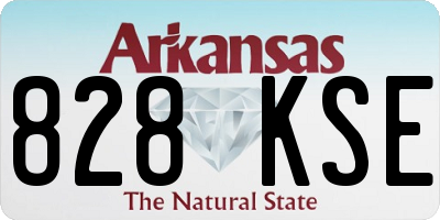 AR license plate 828KSE