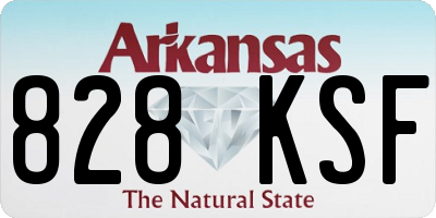 AR license plate 828KSF