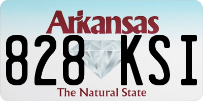 AR license plate 828KSI