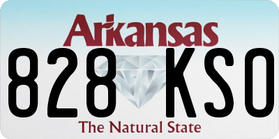 AR license plate 828KSO