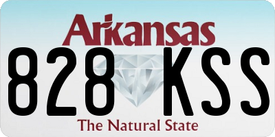 AR license plate 828KSS