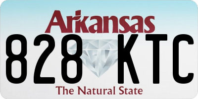 AR license plate 828KTC
