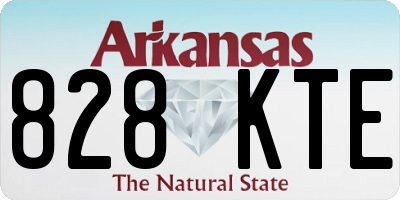 AR license plate 828KTE