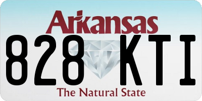 AR license plate 828KTI
