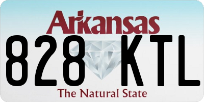 AR license plate 828KTL