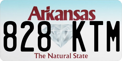 AR license plate 828KTM