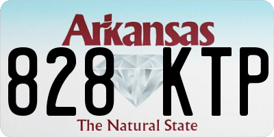 AR license plate 828KTP