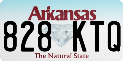 AR license plate 828KTQ